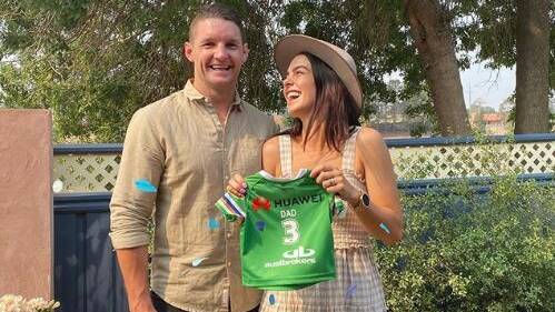 Jarrod and Brittney Croker welcomed a baby boy. Picture: Supplied