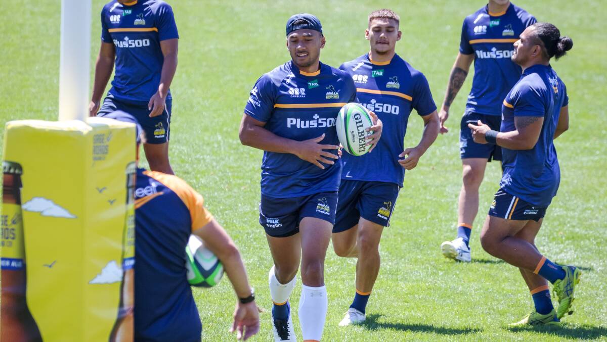 The Brumbies are charging into a round two clash with the Waratahs. Picture: Sitthixay Ditthavong