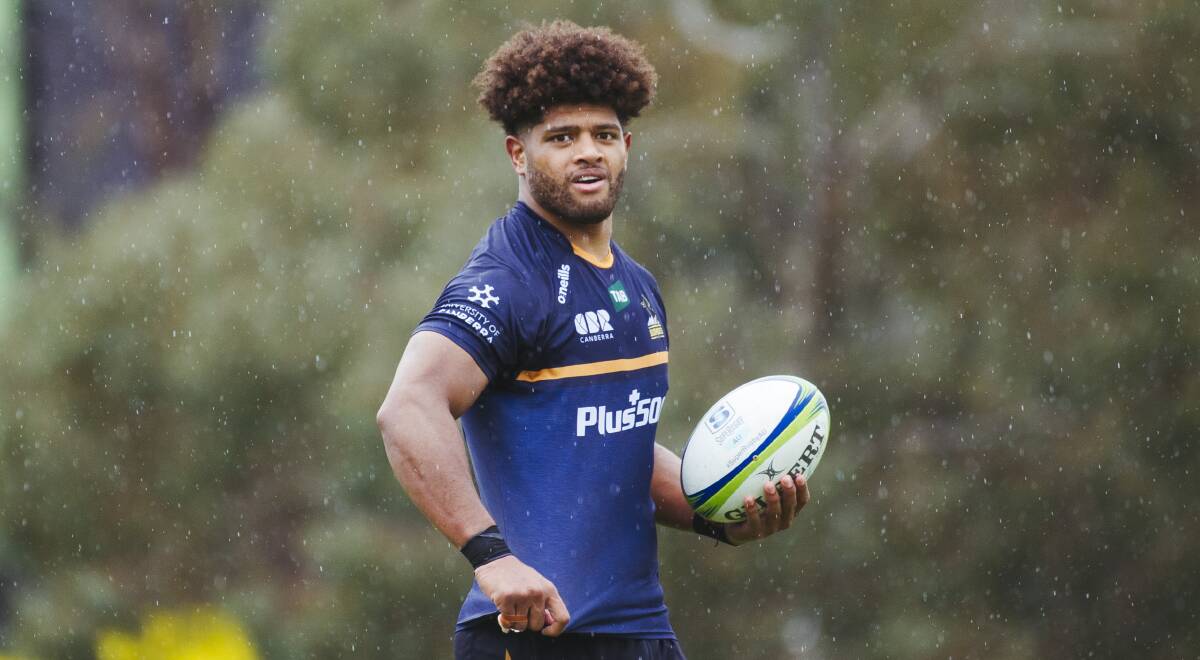 Rob Valetini is poised to play a key role for an injury-hit ACT Brumbies side in Saturday's final. Picture: Dion Georgopoulos