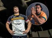 Harry Vella will start for the Brumbies against the Waratahs, who have been bolstered by Pone Fa'amausili. Pictures by Karleen Minney (main)/Getty Images (inset)