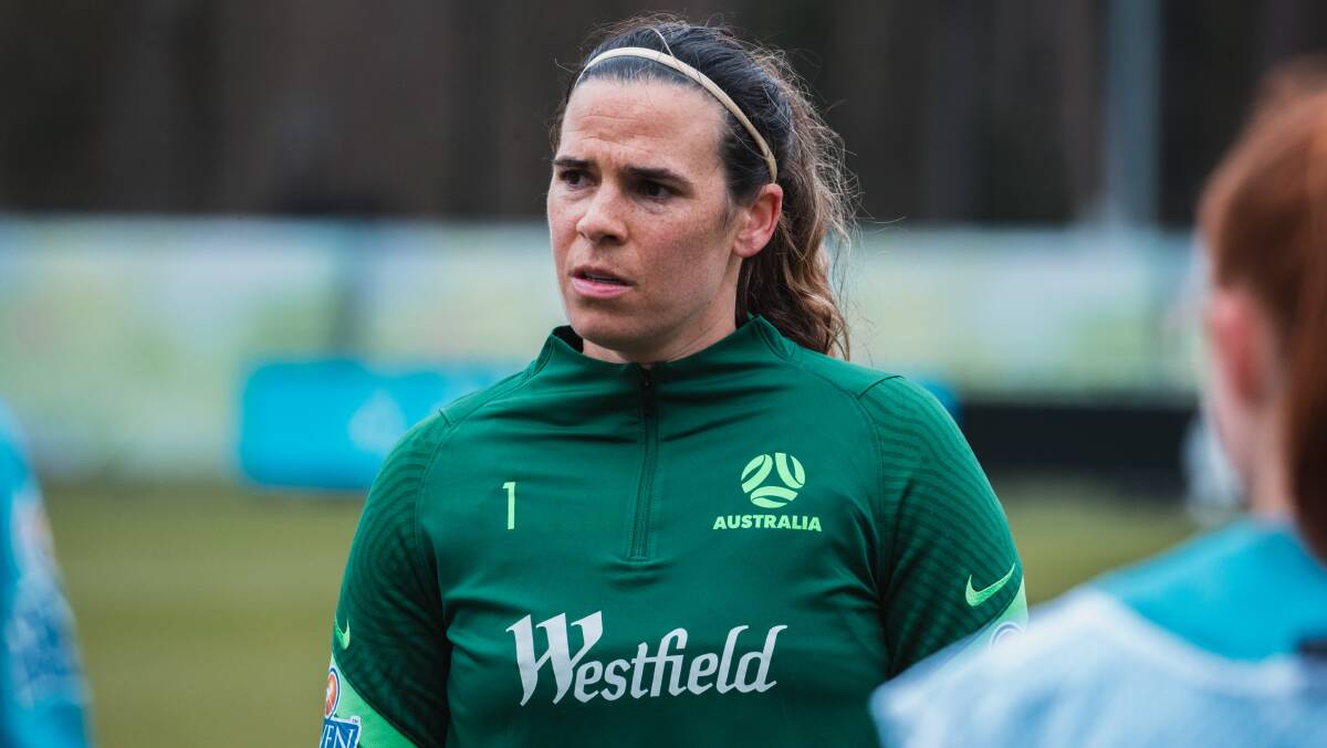 Goalkeeper Lydia Williams has become the Matildas longest serving player. Picture: Football Australia