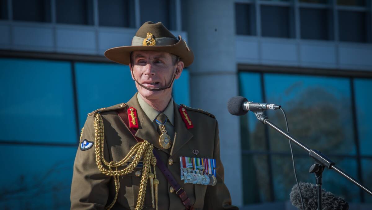 Australian Defence Force chief Angus Campbell said the unlawful killing of civilians was never acceptable. Picture: Karleen Minney