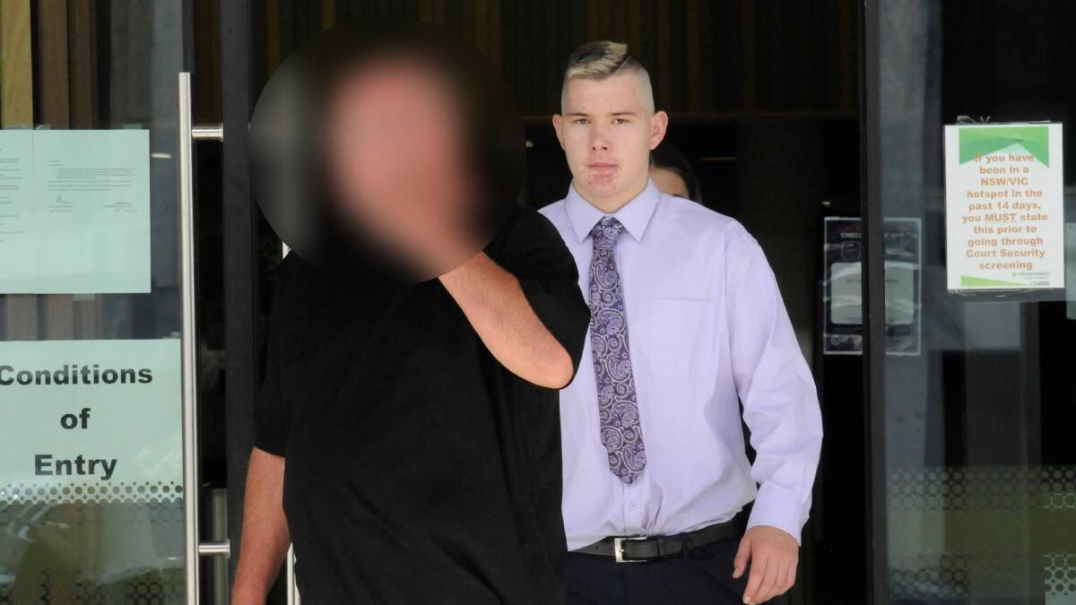 Lachlan Robert Wilson outside court last year. Picture: Blake Foden