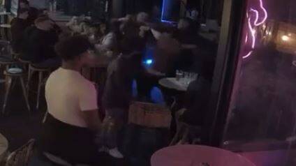 A still image from CCTV footage of the May 30 incident at Kokomo's.