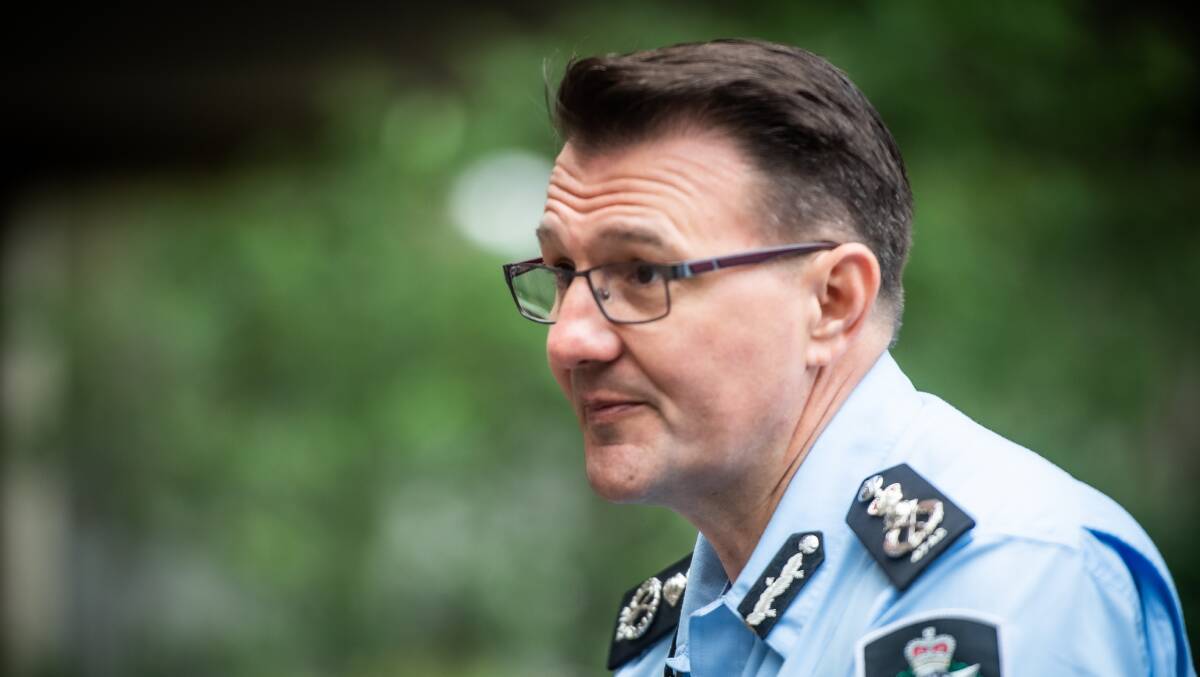 Australian Federal Police Commissioner Reece Kershaw. Picture by Karleen Minney