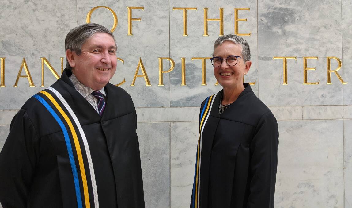 Justice John Burns and Chief Justice Helen Murrell have announced their retirements from the ACT Supreme Court. Picture: Supplied