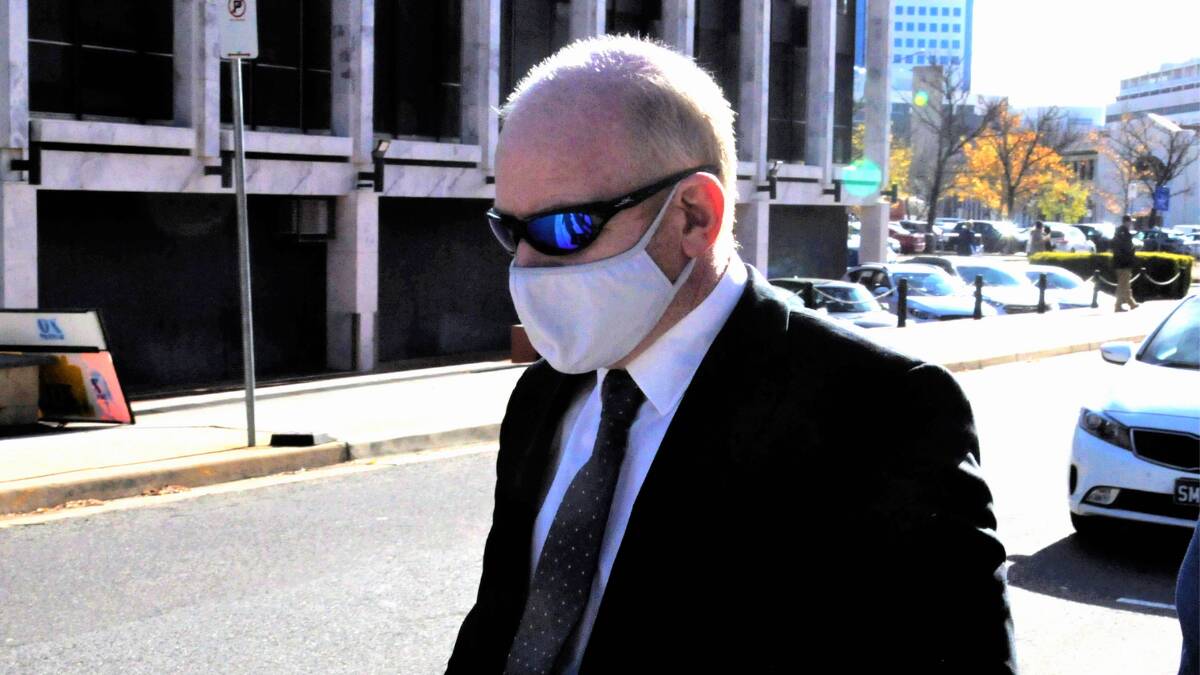 Stephen Mitchell outside court in May. Picture: Blake Foden