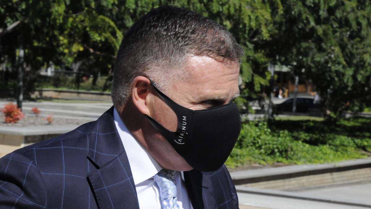 Accountant Michael Papandrea outside court on a previous occasion. Picture: Blake Foden