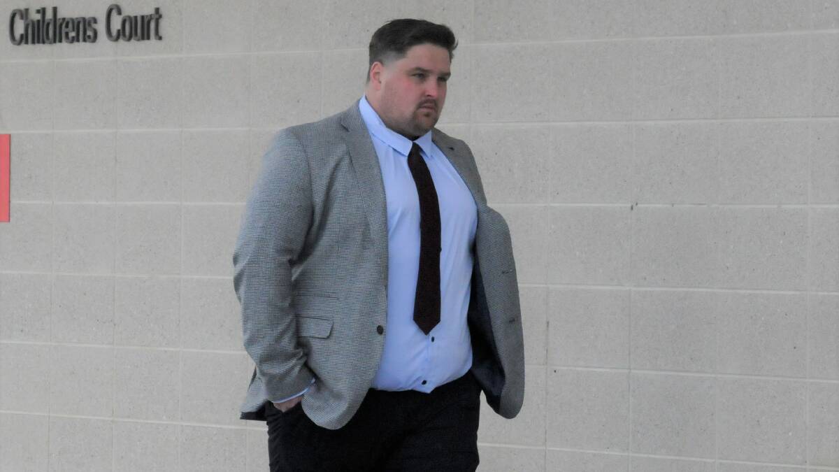 Jake Low arrives at court on a previous occasion. Picture: Blake Foden