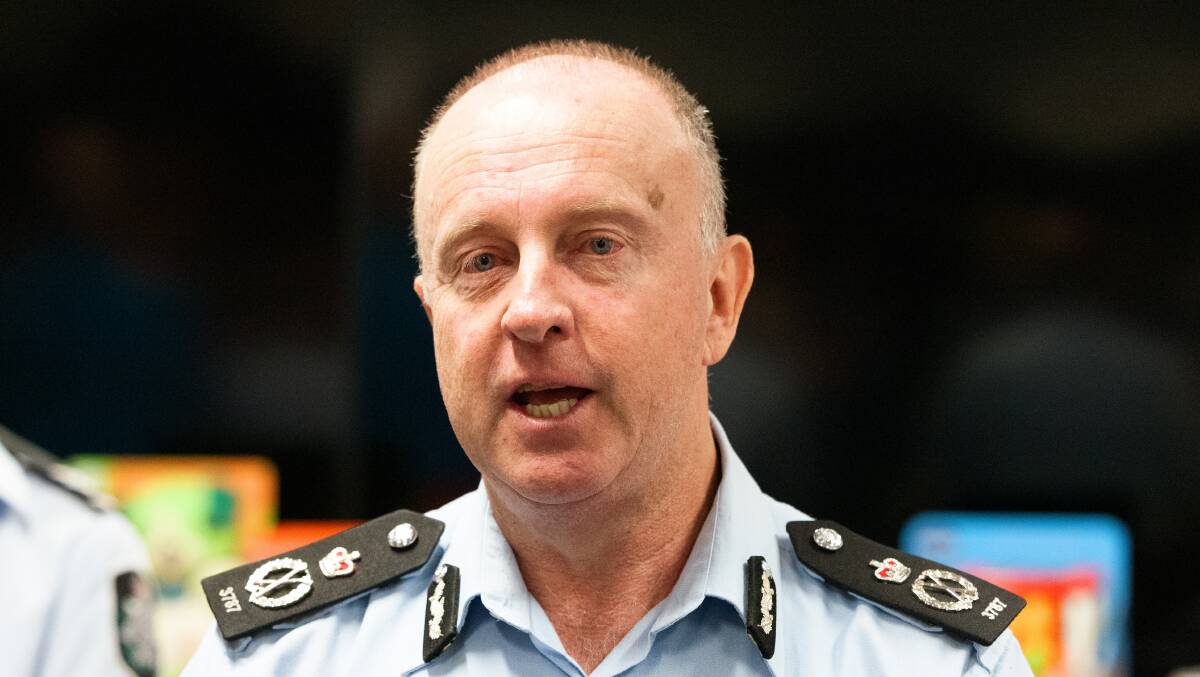 ACT chief police officer Neil Gaughan. Picture by Sitthixay Ditthavong