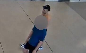 Cedric Roberts in a CCTV image from inside Canberra's jail.