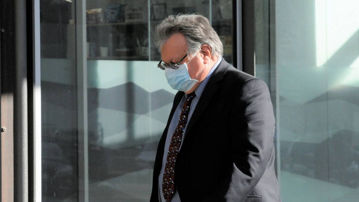 John Paul Garay leaves court last week after being found guilty of eight charges. Picture: Blake Foden