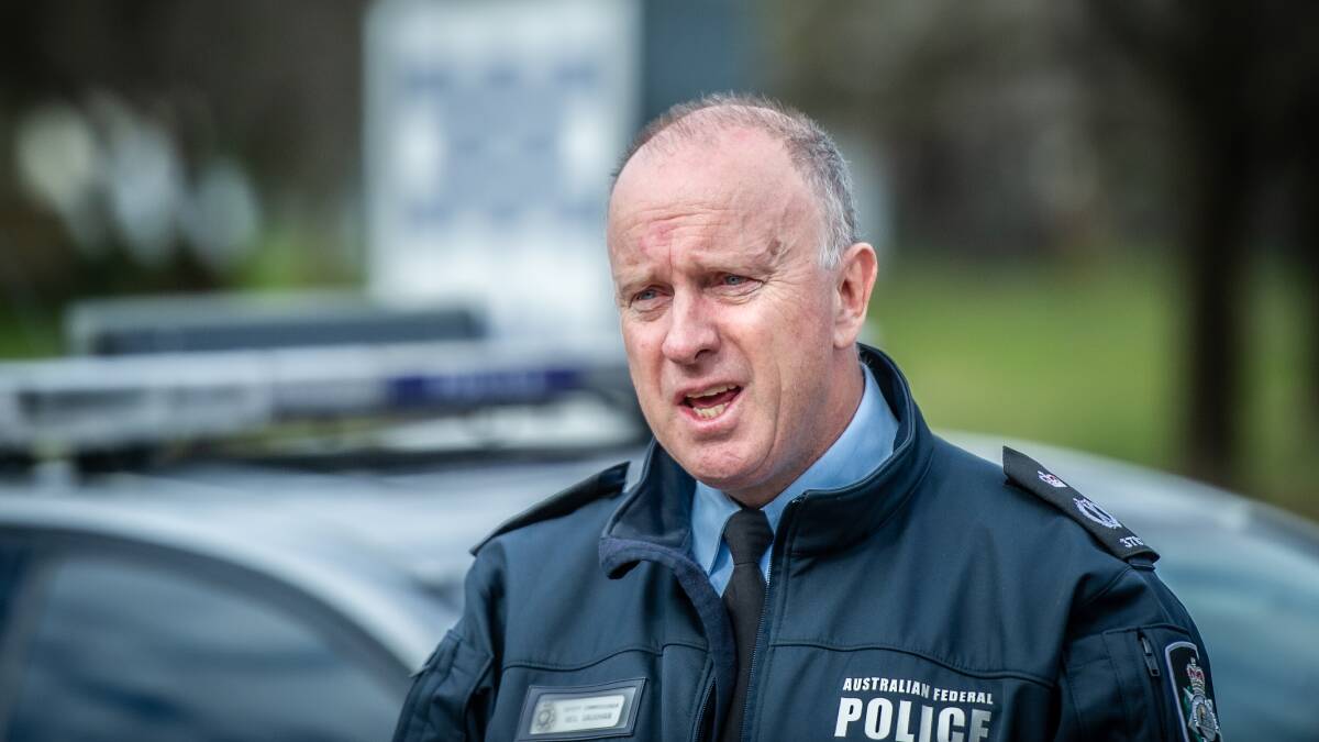 ACT chief police officer Neil Gaughan, who received Shane Drumgold SC's letter. Picture by Karleen Minney