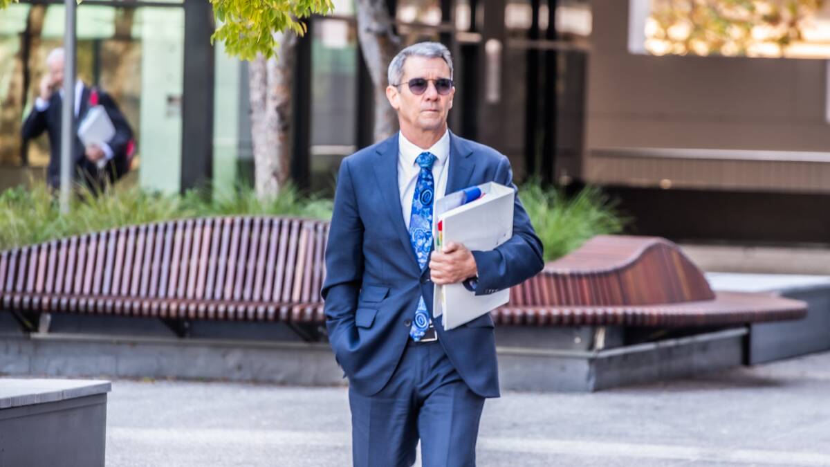 Shane Drumgold SC outside the inquiry. Picture by Karleen Minney