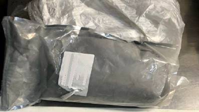 The drug package Gerardo Penna allegedly tried to receive. Picture: Australian Border Force