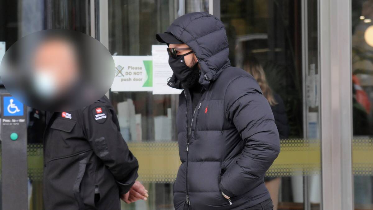 Khaled Khoder leaves court on Tuesday morning. Picture: Blake Foden