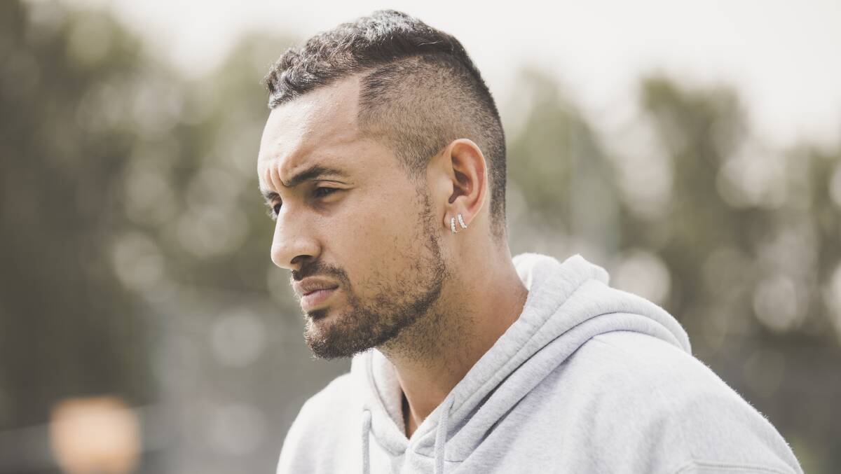 Tennis star Nick Kyrgios, who is a born and bred Canberran. Picture by Jamila Toderas