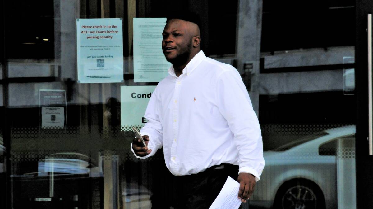 Emmanuel Umunakwe outside court on a previous occasion. Picture: Blake Foden