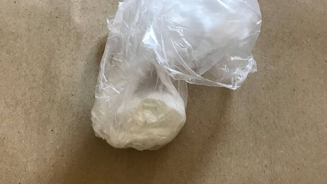 Soem of the white substance seized by police. Picture: ACT Policing