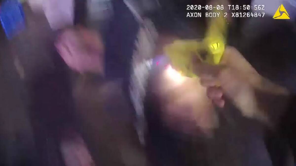 One instance in which Mason Craig is Tasered by police.