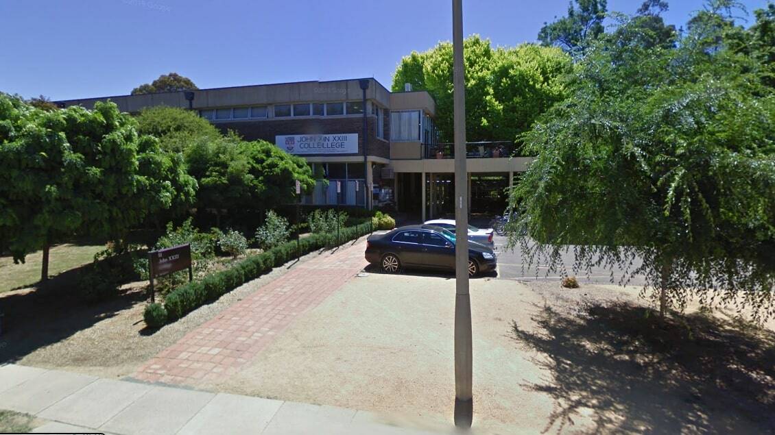 John XXIII College, where the rape victim lived at the time in question. Picture: Google Maps