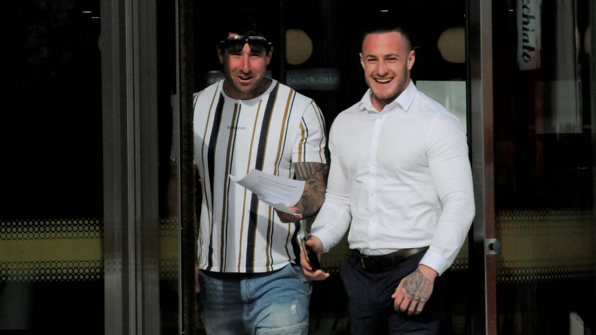 Dylan Crick, right, was one of Marco Marzotto's co-offenders. Picture: Blake Foden