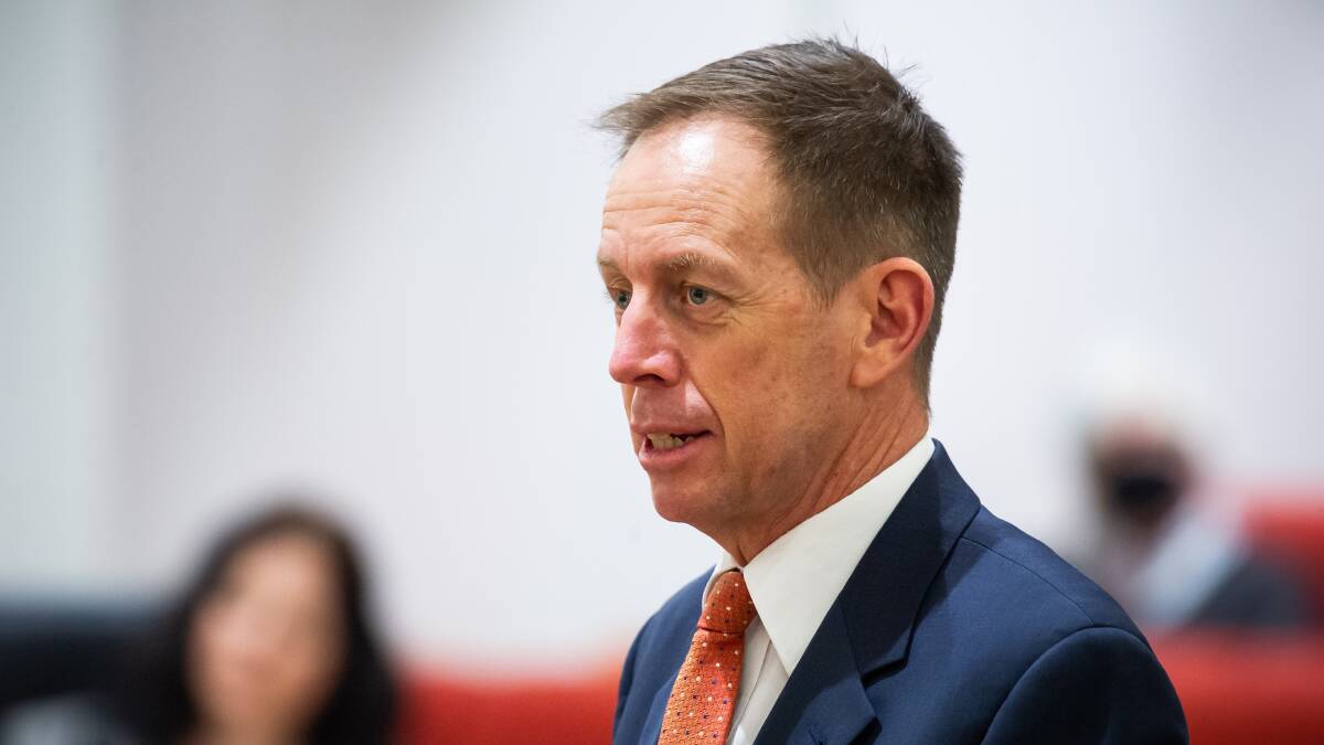 ACT Attorney-General Shane Rattenbury, who announced the recent funding boost. Picture by Elesa Kurtz