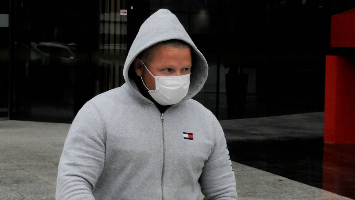 John Wright leaves court after being granted bail in November. Picture: Blake Foden
