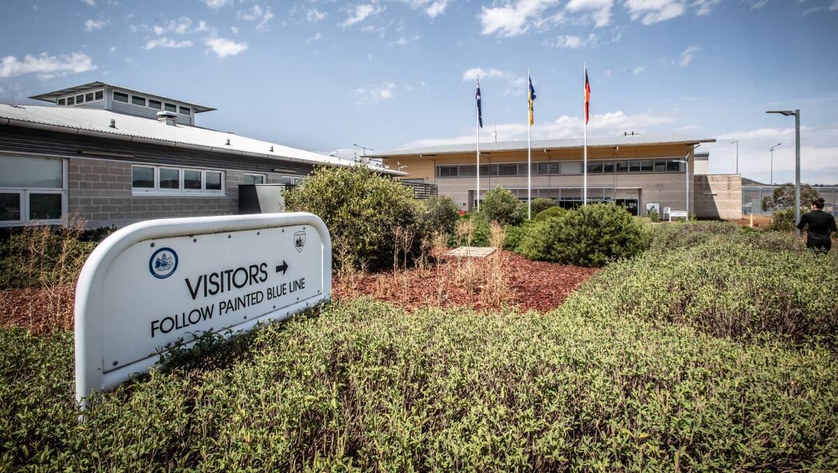 The Alexander Maconochie Centre, where the defendant was segregated in part because of his work as a prison guard in NSW. Picture: Karleen Minney