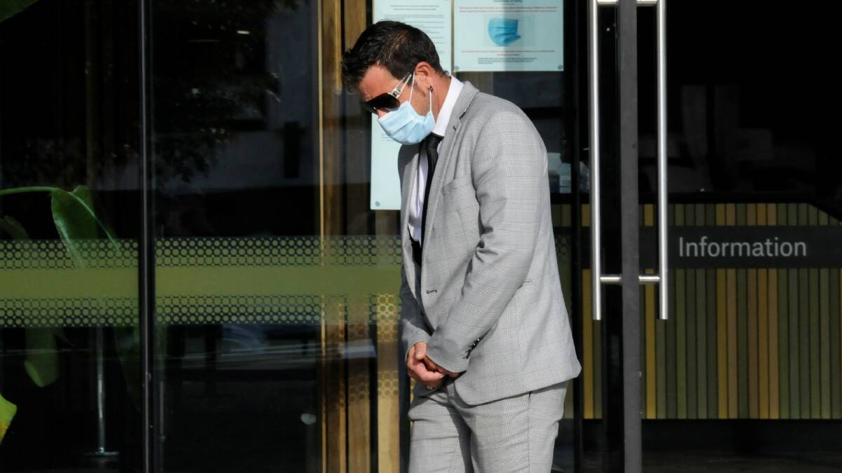 Salvatore Incandela leaves court on Thursday. Picture: Blake Foden