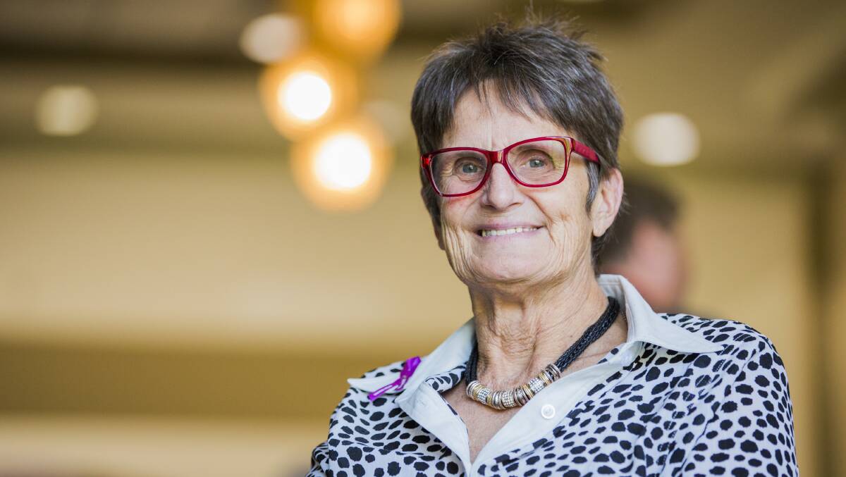Sue Salthouse at the Canberra Citizen of the Year awards in 2015. Picture: Jamila Toderas