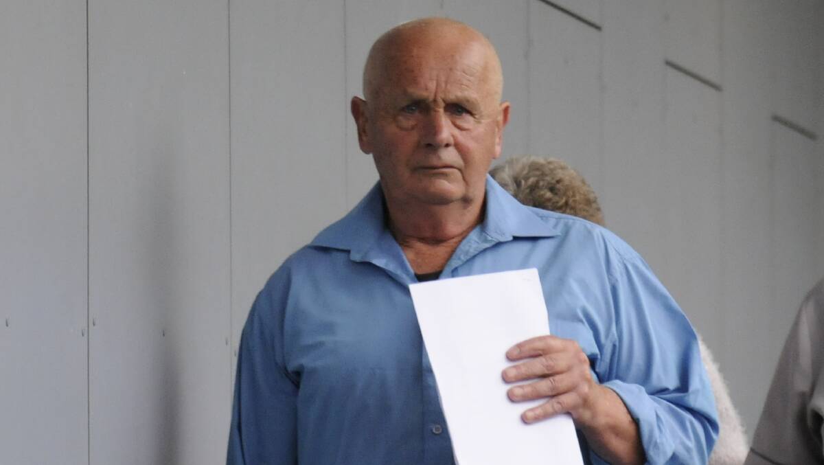 Peter Van Dyk leaves court after being granted appeal bail on Monday. Picture by Blake Foden