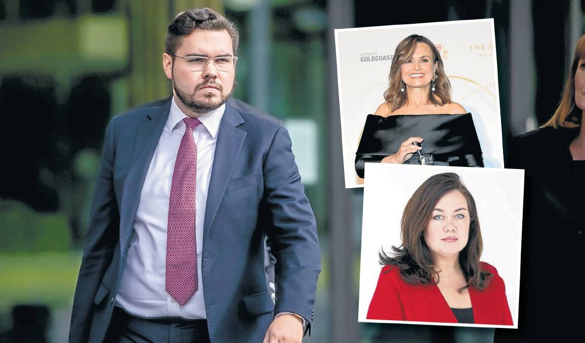 Bruce Lehrmann, who alleges Lisa Wilkinson and Samantha Maiden, inset, defamed him in stories published by their employers. Pictures by Karleen Minney, supplied