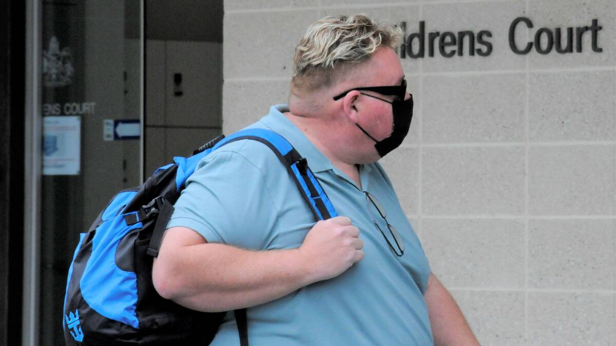 John Brown arrives at court on Friday. Picture: Blake Foden