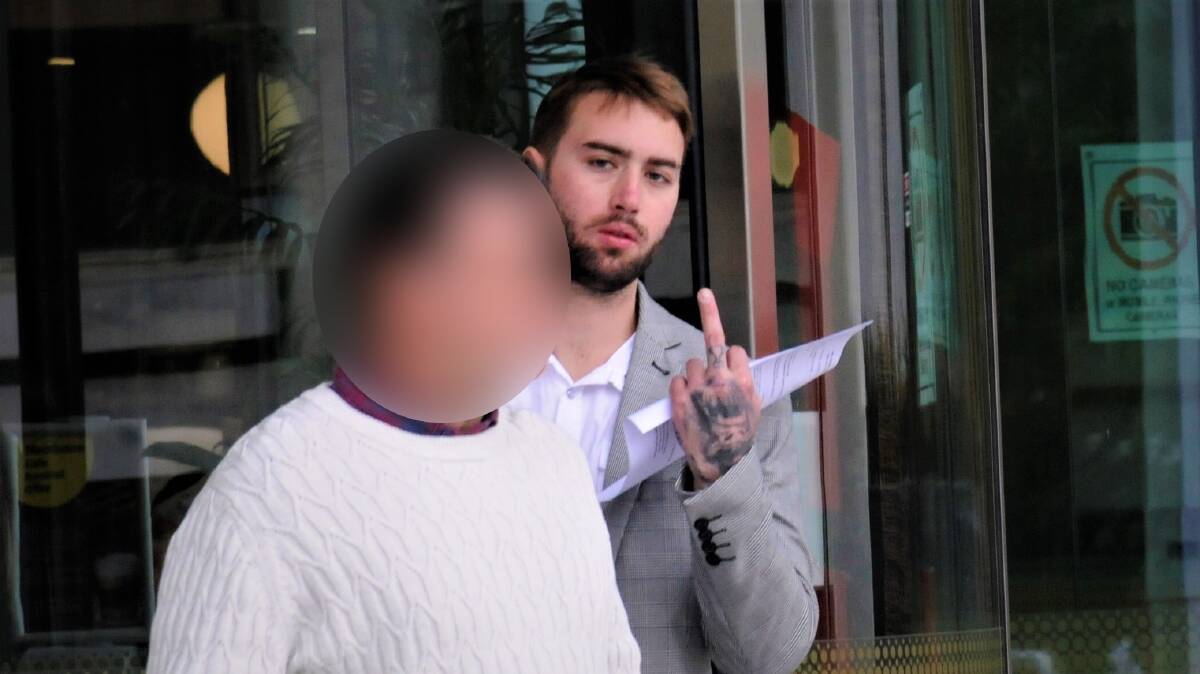 Brooklyn Beattie outside court in April, when he was charged with drug supply and granted bail. Picture by Blake Foden