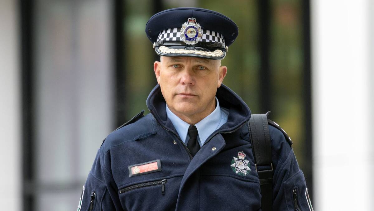 Detective Superintendent Scott Moller, who expressed concern about inexperience in ACT Policing. Picture by Gary Ramage