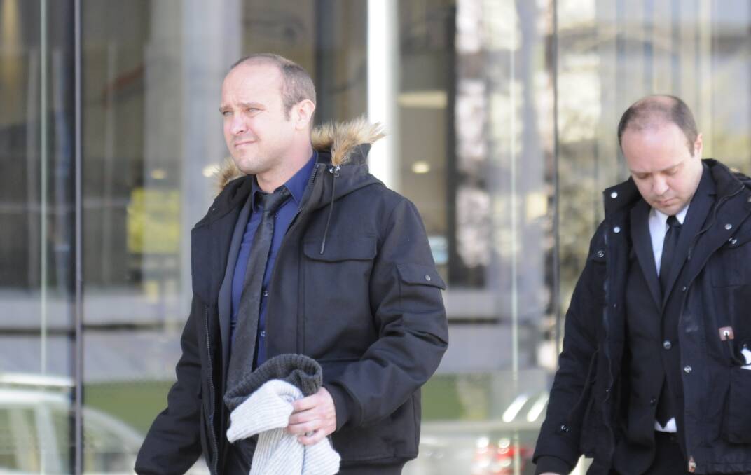 Brothers Joshua Tiffen, left, and Kenan Tiffen outside court in 2019.