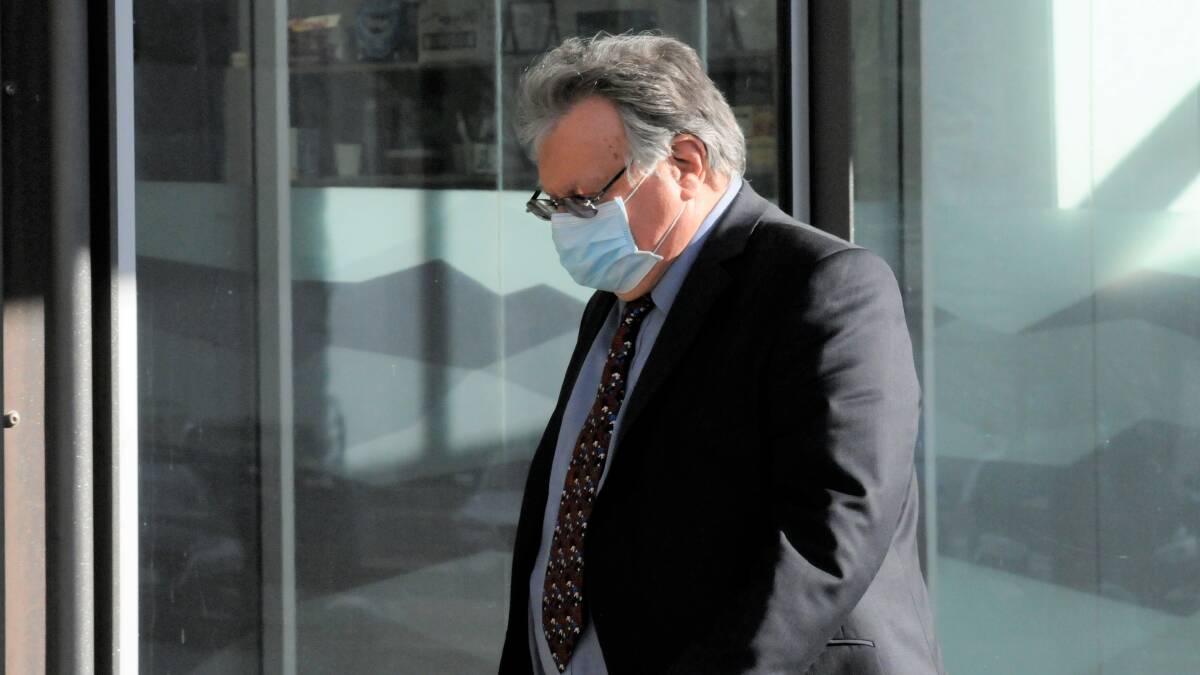 John Paul Garay outside court on a previous occasion. Picture: Blake Foden
