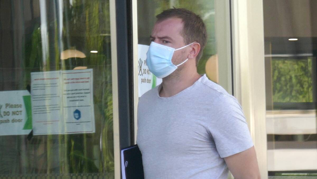 Alleged arsonist Nicholas Reed outside court in February. Picture: Toby Vue