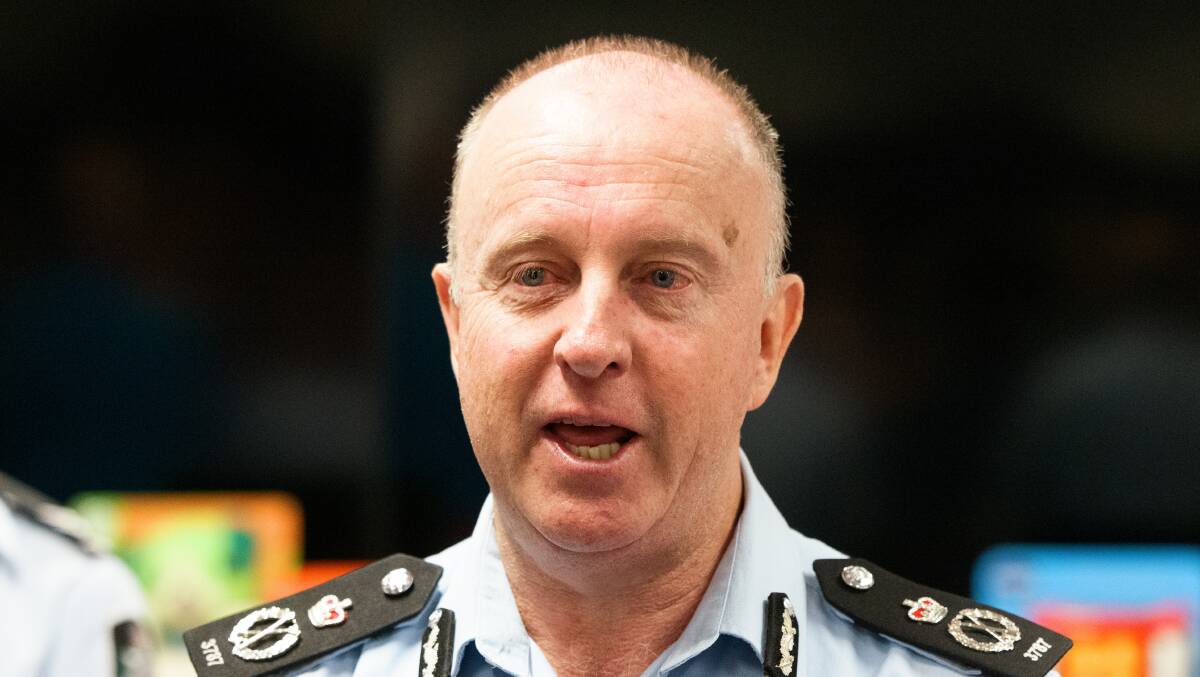 The ACT's chief police officer, Neil Gaughan. Picture by Sitthixay Ditthavong