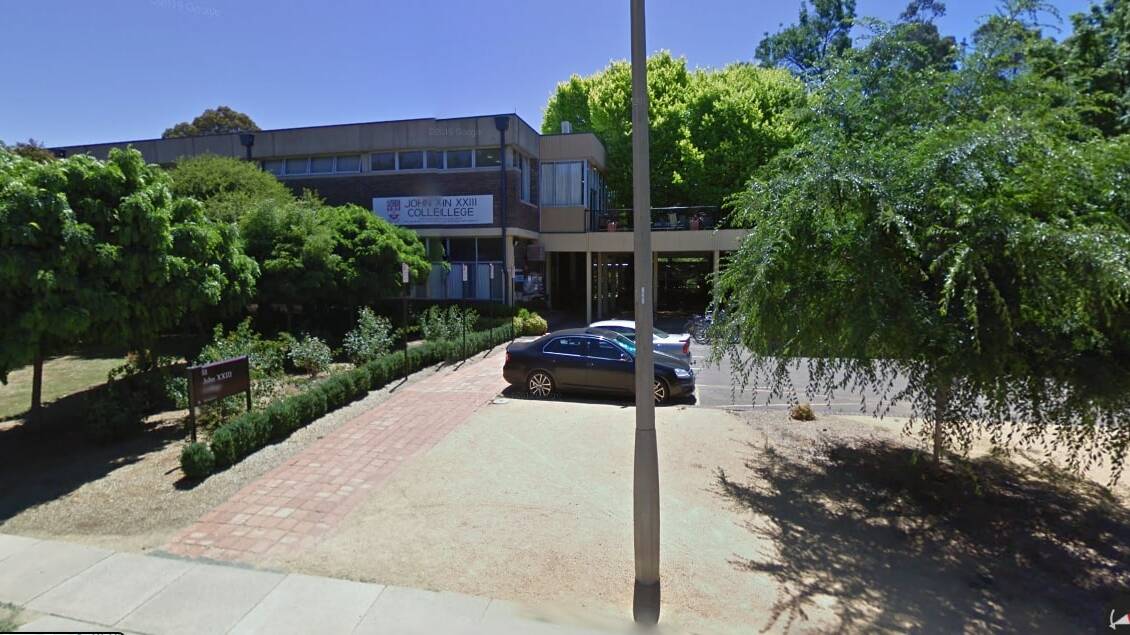 John XXIII College, where the rape victim lived. Picture: Google Maps