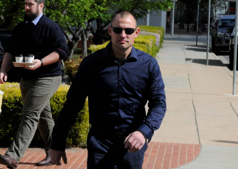 Peter Zdravkovic arrives at the ACT Supreme Court for sentence on Thursday. Picture: Blake Foden