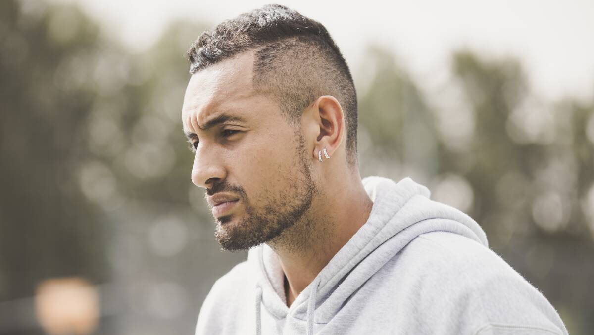 Canberra tennis star Nick Kyrgios. Picture by Jamila Toderas