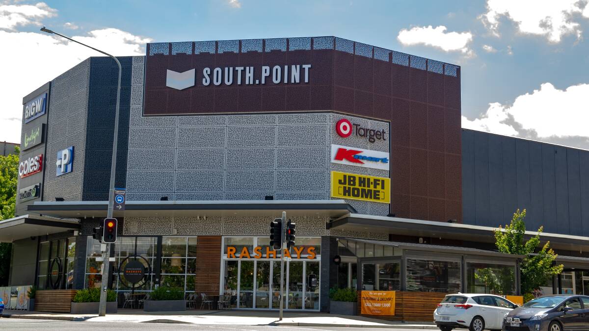 The South.Point Tuggeranong shopping centre, where the incident occurred in a car park. Picture: Elesa Kurtz