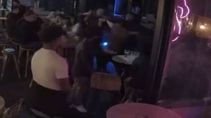 A screenshot from Kokomo's CCTV footage showing the alleged assault.