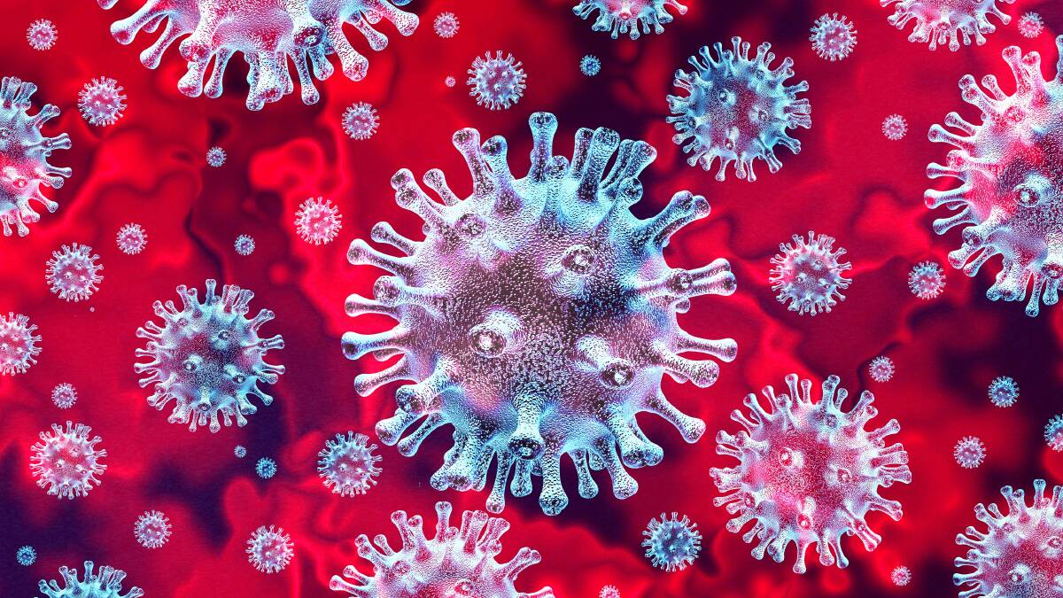 An artist's rendition of the COVID-19 virus. Picture: Shutterstock