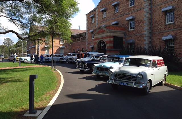 A Holden club outside the National Film and Sound Archive
