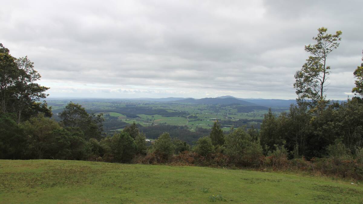 Rolling hills in Tasmania's beautiful north-east. 