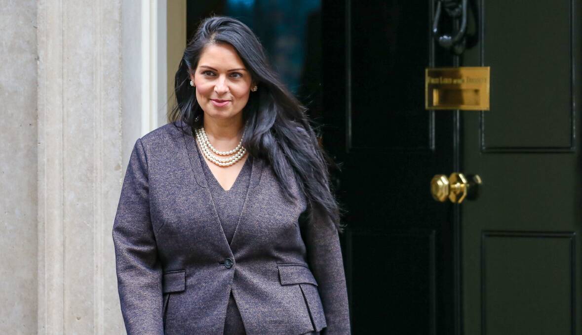 Home Secretary Priti Patel, leaves 10 Downing Street in London. Picture: Shutterstock