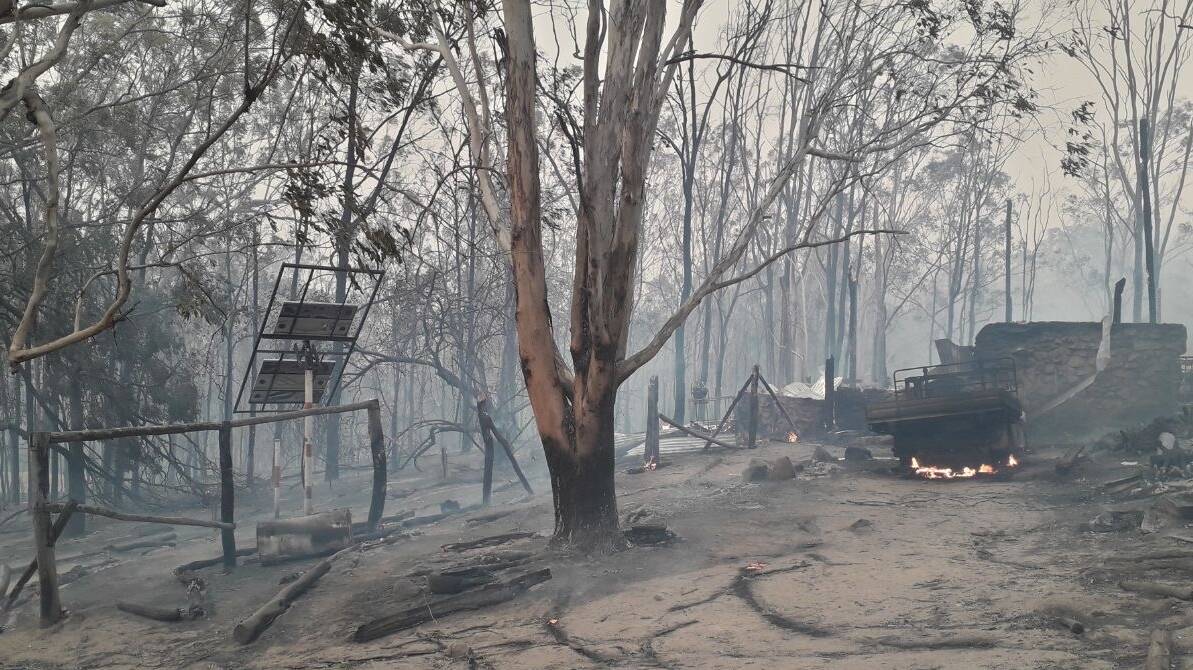 Fire destroyed much of Wytaliba, near Glen Innes.